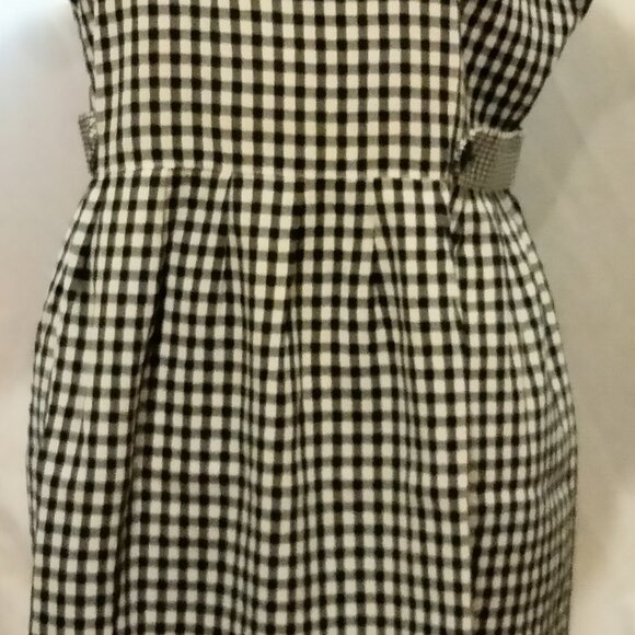 Black Gingham Dress - Picture 4 of 10